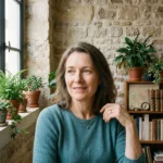 Portrait of Christine Ashford, WellAheadLife Beauty & Style contributor, a woman in her early sixties with softly styled greying hair and a relaxed smile.